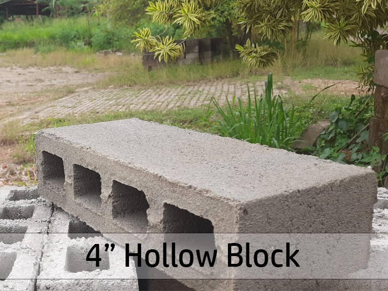 4" Hollow Block